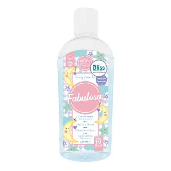Fabulosa Multi-Purpose Concentrated Antibacterial Disinfectant Baby Powder 220ml