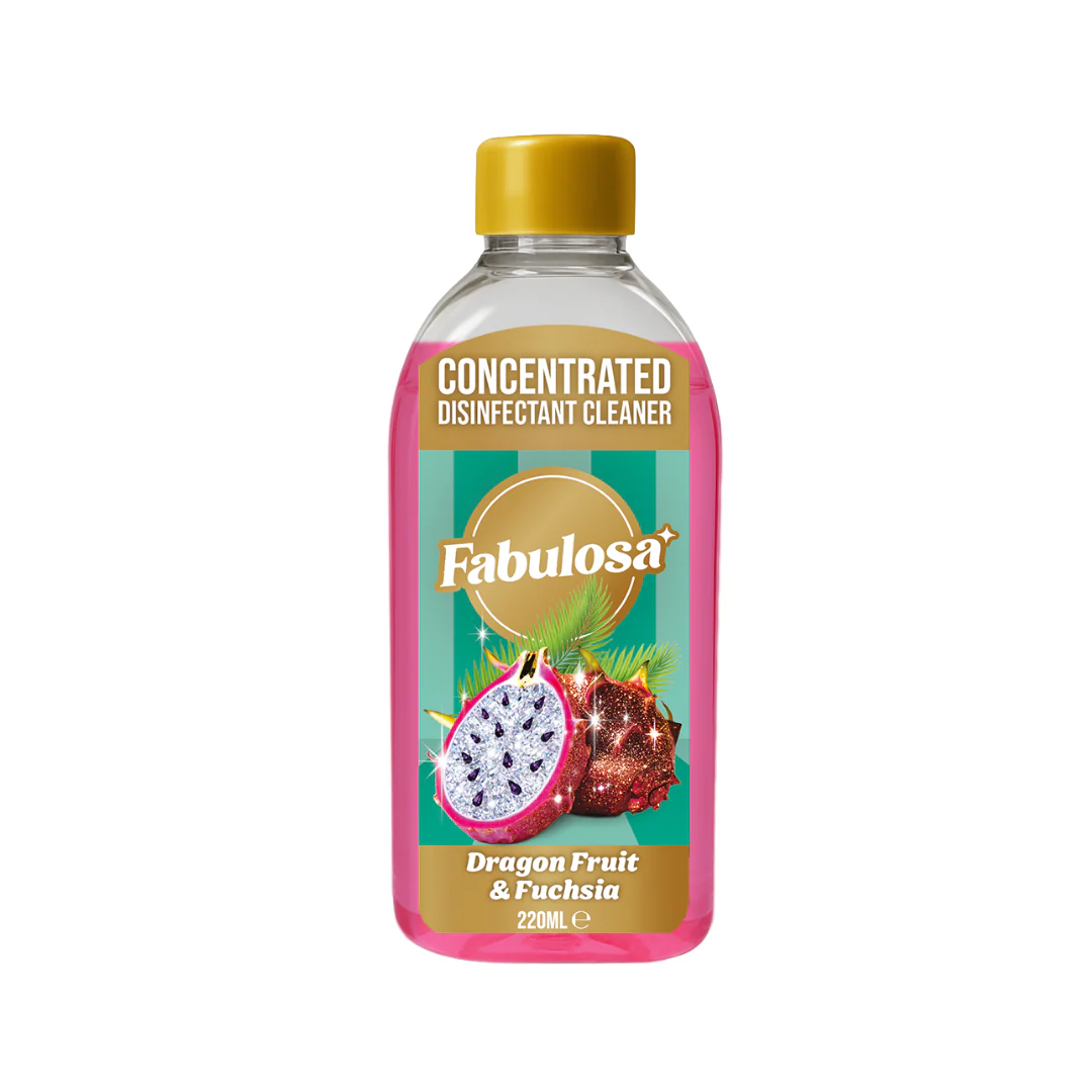Fabulosa Multi-Purpose Concentrated Antibacterial Disinfectant Dragon Fruit & Fuchsia 220ml