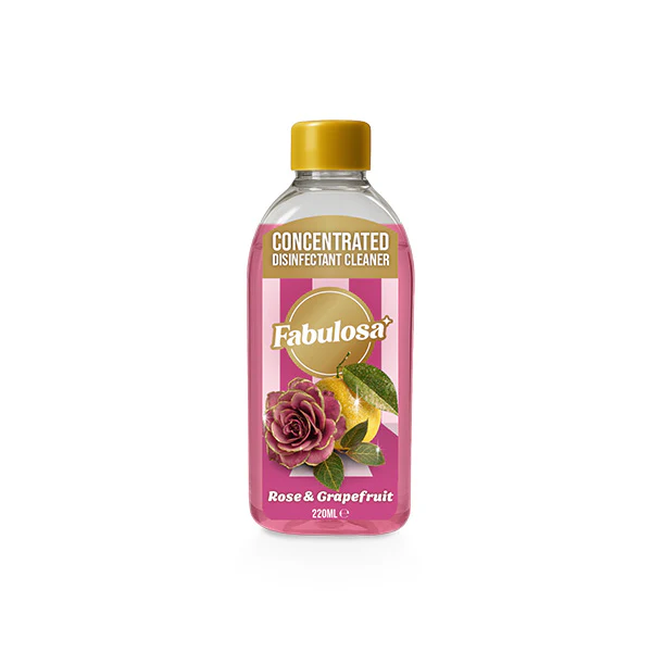 Fabulosa Multi-Purpose Concentrated Antibacterial Disinfectant Rose & Grapefruit 220ml